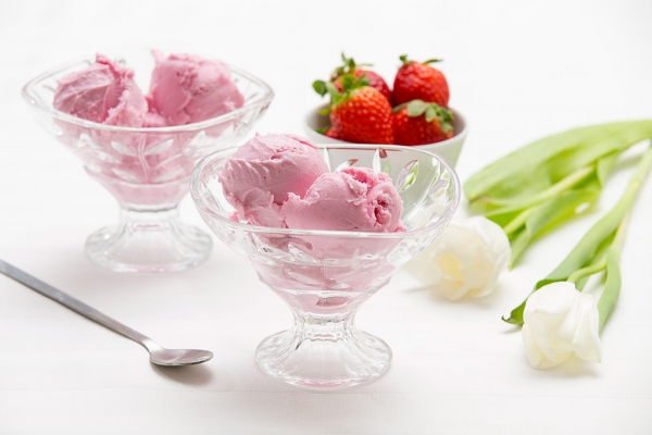 Strawberry Flavored Ice Cream