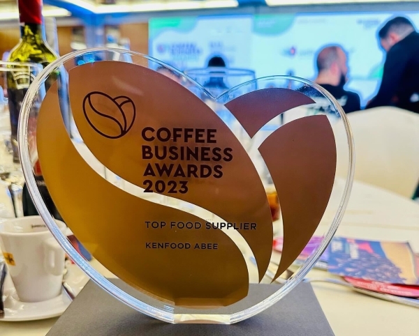 Η Kenfood βραβεύτηκε ως Τop Food Supplier στα Coffee Business Awards 2023